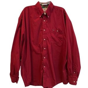 Larro Shirts Red Long Sleeves Shirt. Size 3X
